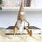 2 Pcs Handmade Swedish Tomte Gnomes – Plush Farmhouse Coffee Bar Decorations for Home, Kitchen, Tiered Tray, and Table Shelf (Brown)